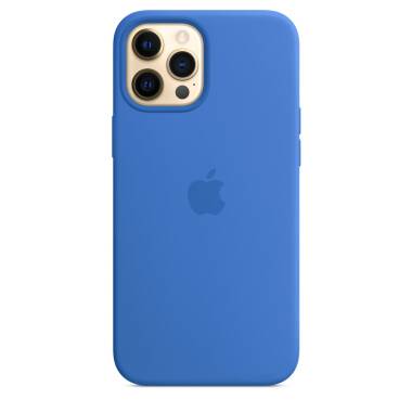 Etui do iPhone 12 Pro Max Apple Silicone MagSafe - Capri Blue